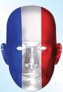 French bleu-blanc-rouge face mask
